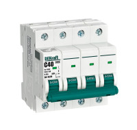 DEKraft Авт. выкл. без теплозащиты 4P 40А х-ка C 6кА ВА-103M