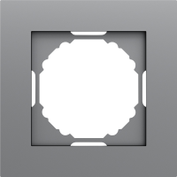 Donel A07 матовый серый рамка 1-я, серия DB, DE21140