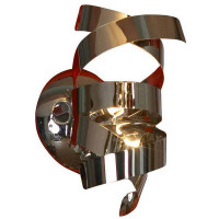 LUSSOLE BRIOSCO Бра, цвет основания - хром, 1x40W G9, LSA-5901-01