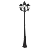 Светильник садово-парковый, 3*100W 230V E27 черный, 6215/PL6215, Feron 11080