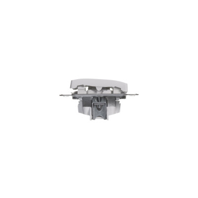 GLOSSA 1-клавишный ВЫКЛЮЧАТЕЛЬ, сх.1, 10АХ, механизм, БЕЛЫЙ