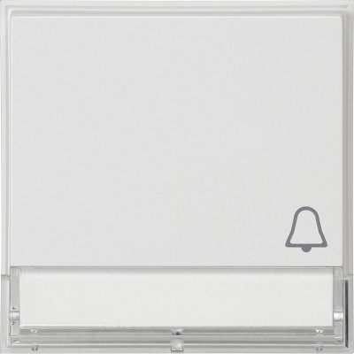 067366 Gira Клавиша с полем для надписи и символом "звонок"