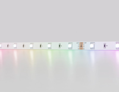 Светодиодная лента 24В 5050 30Led 7.2Вт/м Цветная RGB IP20 5м, AMBRELLA LIGHT, GS4301