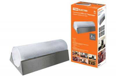 Светильник НПО 101 "Пирамида" серый 1х25 Вт Е27 КЛЛ TDM Electric, SQ0328-0003