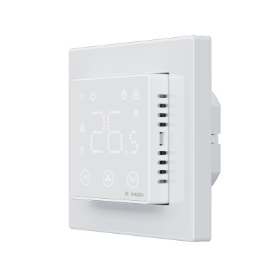 Терморегулятор Ридан Clever с Wi-Fi, с комбинацией датчиков, белый, 16А , 21RT0108R