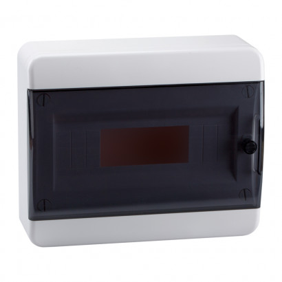 КЭАЗ Корпус пластиковый Навесной OptiBox P-BNK-2-12-IP41 Прозрачная черная дверь, 117920