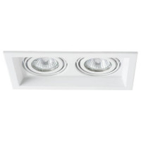 Arte Lamp CANIS, Встраиваемый светильник, цвет арматуры - белый, цвет плафона/декора - , 2х50W GU10, A6661PL-2WH