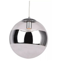 Arte Lamp GALACTICA, Подвес, цвет арматуры - ХРОМ, цвет плафона/декора - ПРОЗРАЧНЫЙ, ХРОМ, 1х40W E27, A1582SP-1CC