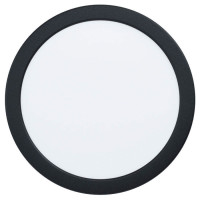 99159 Светодиод. встраив. светильник FUEVA 5, 16,5W (LED), ?216, ET26, 2000lm, 4000K, сталь, черный