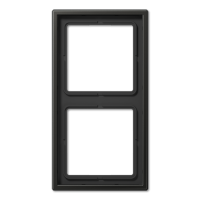 Рамка для вертикальной и горизонтальной установки, 2 поста; металл; антрацит; Aluminium, AL2982AN Рамка для вертикальной и горизонтальной установки, 2 поста; металл; антрацит; Aluminium, AL2982AN