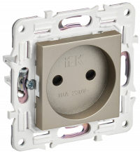 SKANDY Роз. без з/к с з/ш 10А SK-R01Sh шамп. IEK, SK-R13-10-K37