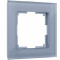 Werkel W0011115/ Рамка на 1 пост Favorit (серый,стекло), a050965