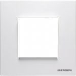 N2271 BL - Рамка 1-постовая, 2-модульная, серия Zenit, цвет альпийский белый - 2CLA227100N1101