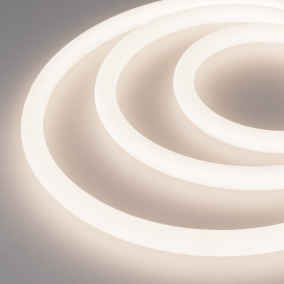 Светодиодная лента герметичная MOONLIGHT-TOP-A336-D18mm 24V Day4000 360deg (14.4 W/m, IP65, 2835, 5m, wire x1) (Arlight, -), 038753