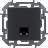 Legrand Розетка компьютерная RJ45 категория 6 UTP - Legrand Inspiria - антрацит, 673833