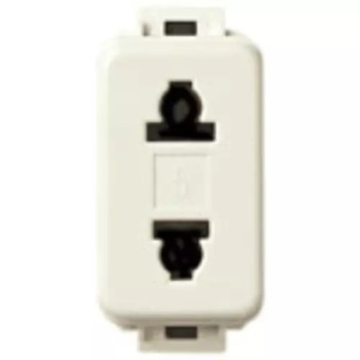 Vimar Розетка 2P 15A стандарт США+европейский стандарт D4,8, 10194