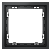 Рамка пластиковая VOLTUM S70 на 1 пост, (графит), VLS100107