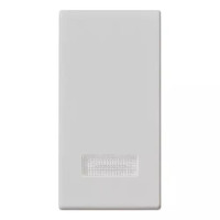 Vimar Клавиша на 1 модуль с диффузором, серебро, 14026.SL