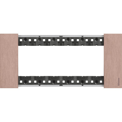 KA4806ZM Bticino LIVING NOW. Декоративная рамка 6 модулей.Цвет "Медь", KA4806ZM