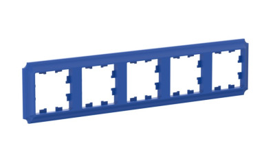 ATN101105 - ATLASDESIGN ANTIQUE 5-постовая РАМКА, универсальная, АКВАМАРИН, Systeme Electric