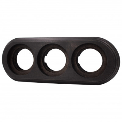 BIRONI Лизетта Бук Угольно-черный Рамка 3-ая на бревно 280мм, BFC28-630-119