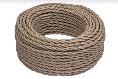 Bironi Провод 3*0,75 Капучино (матовый) 20м, B1-432-716-20