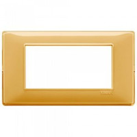 Vimar Накладка для 4 модулей рефлекс "янтарь", 14654.43