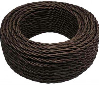 Bironi Провод 2*1,5 Коричневый (глянец) 20м, B1-424-072-20