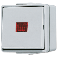 Выключатель контрольный для накладного монтажа универсальный IP44, 606KOW