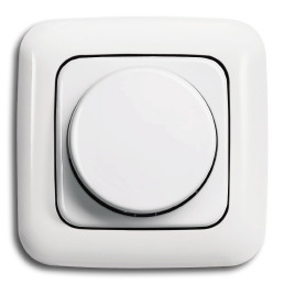 ABB Светорегулятор поворотный, цвет - белый, серия Reflex