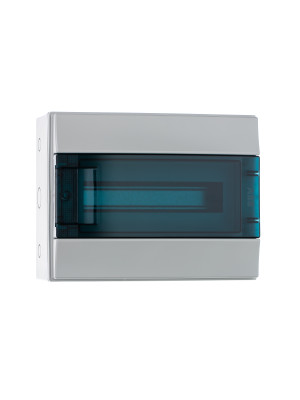 65P12X12A - Бокс настенный 12М прозрачная дверь Mistral65 (с клемм)