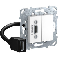 РОЗЕТКА HDMI, БЕЛЫЙ