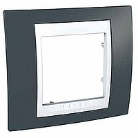 ХАМЕЛЕОН РАМКА 1-постовая, БЕЛЫЙ/ СЕРО-ЗЕЛЕНЫЙ