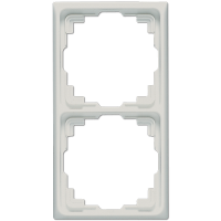 Рамка для инсталляции в кабельных каналах, 2-кратная; светло-серая, CD582KLG