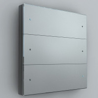 IRIDIUM Сценарный выключатель 6, Серебристый, FS-BT6-Silver