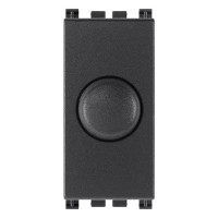 Vimar Выключатель с диммированием освещения 230V 100 - 500W поворотный с переключателем, серый, 19153 Vimar Выключатель с диммированием освещения 230V 100 - 500W поворотный с переключателем, серый, 19153