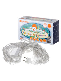 Гирлянда новогодняя "Сеть" 1,5х1,5 м, белый свет,  8 режимов, наружное использование, IP44, TDM Electric, SQ0361-0030