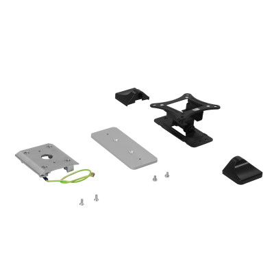 Legrand TV кронштейн экрана 25-66 см из стали (для универсальных колонн), нагрузка 15 кг, цвет черный, 653181