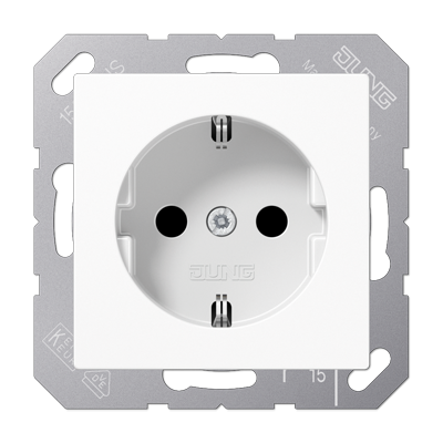 Штепсельная розетка SCHUKO 16A 250V~; термопласт; белый, A1520BFWW