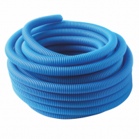 Труба гофрированная, Д32 (внутр.27мм), синяя (бухта 50м), GT.120.06