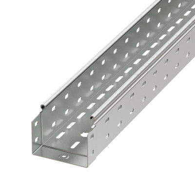 ДКС Лоток перфорированный 100х80 L 3000 толщ. 1,0 мм, горячеоцинкованный (упак. 6м), 3530210HDZ