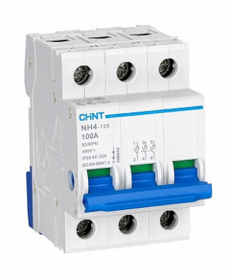 Chint Выключатель нагрузки NH4 3P 100А (DB) (R), 398042