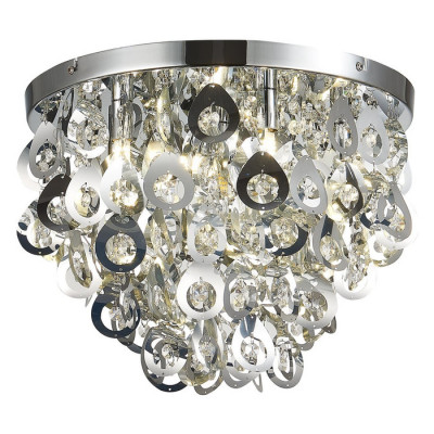 Evoluce SLE103202-06 Светильник потолочный Хром/Хром, Прозрачный G9 6*3W