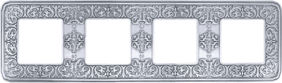 FD01374CB Fede Emporio Рамка 4-ная, Bright Chrome