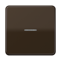 Клавиша с окошком для выключателя и кнопки с подсветкой; коричневая, CD590KO5BR