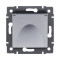 Розетка штепсельная SCHUKO 16A/250 В с крышкой, серый Kollinger REA-006GY для Aspekt, Eleganz, Reflex
