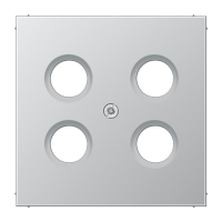 Крышка для SAT-TV-розетки; алюминий, AL2990-4SAT1 Крышка для SAT-TV-розетки; алюминий, AL2990-4SAT1