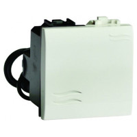 ДКС Выключатель с подсветкой, слоновая кость, 2мод, 75002SL