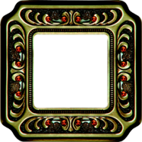 FD01351PBCL Fede Siena Crystal De Luxe Palace Рамка 1-ная, Bright Patina