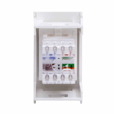 ДКС Комп.роз. RJ45 кат.5e, 8P8C,  Viva, белая, 1мод, 45038